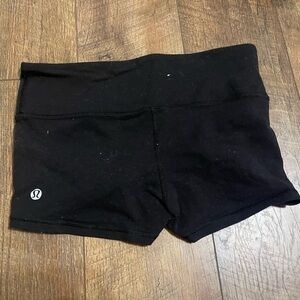 Rare lululemon short biker shorts